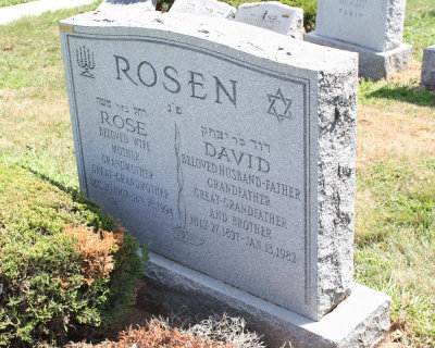 Rosen gravestone