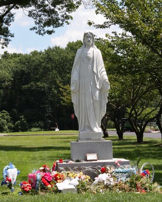 Statue in cemetery