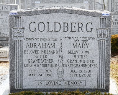 Abraham and Mary Goldberg
