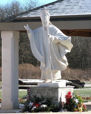 Papal statue