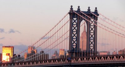 Empire State Building peeking through