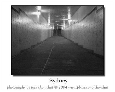 Underground tunnel near Hickson Road