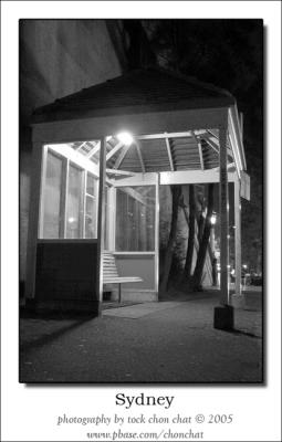 Bus stop near Milsons Point