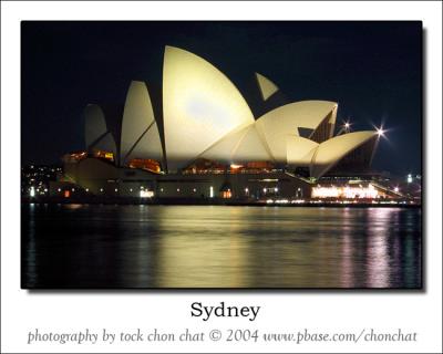 View of Opera House from Sydney Cove