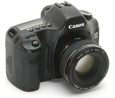 Main camera, the Canon EOS 5D
