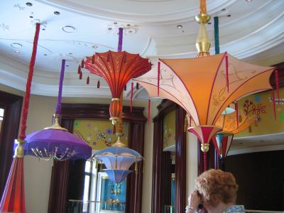 parasols go up and down