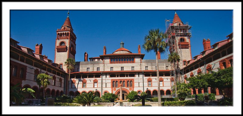 Flagler College Courtyard Entrance/ Wide