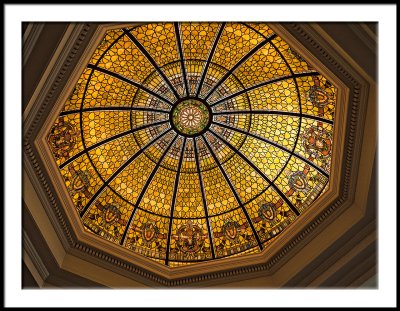 Stowe Rotunda Stained Glass Dome