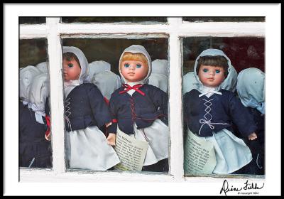 Moravian Doll Choir, Old Salem Shop Window