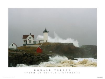 NUBBLE LIGHTHOUSE - Donald Verger 2011 Nubble LIghthouse-Cape Neddick Photography Poster Calendar