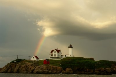 NUBBLE LIGHTHOUSE - Donald Verger 2011 Nubble LIghthouse-Cape Neddick Photography Poster Calendar