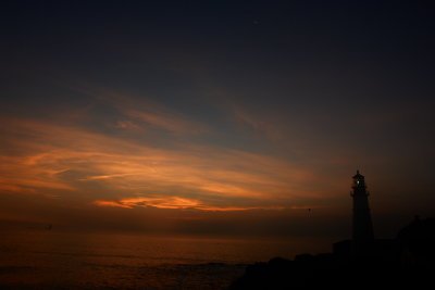 DSC00498.jpg portland head light lighthouse by donald verger sept 18 faint moon