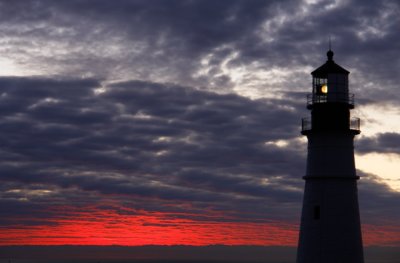 DSC02540jpg .........AMAZING 15 minutes before sun rise... allusive short lived moments... at Portland Head Light