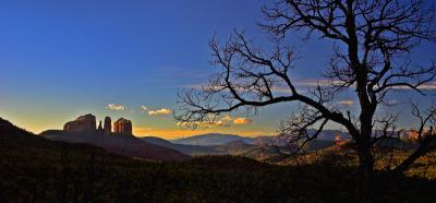 Cathedral Rock Silhouette