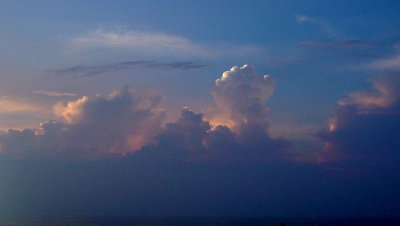 Clouds over Delaware Bay