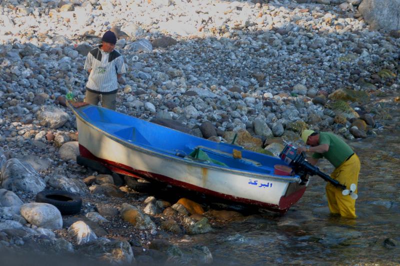 Fisherman getting ready,Bejaia.