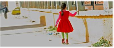Girl in red ,,algeria