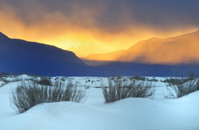 White Sands sunset