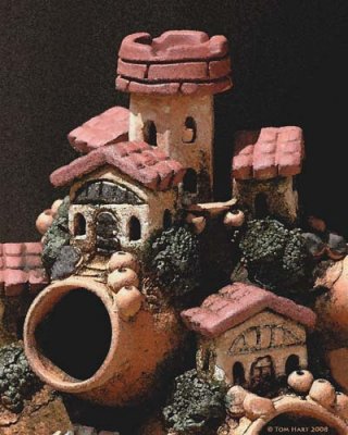 Terra Cotta Village 4-8-2008 Watercolor