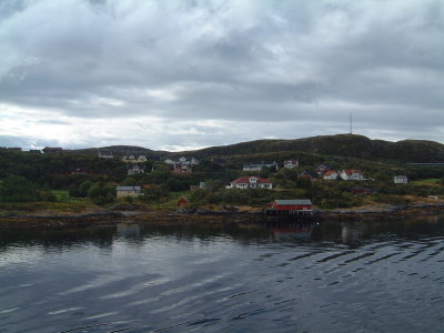 Fjord side village