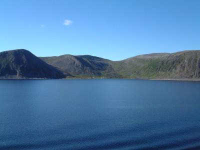 Day 7 : Sail in to Honningsvag. Excursion around Mageroya Island and views of the North Cape.