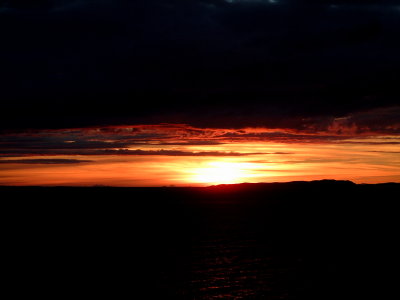 Sunset enroute to Geirangerfjord