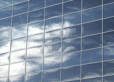 Clouds on Building