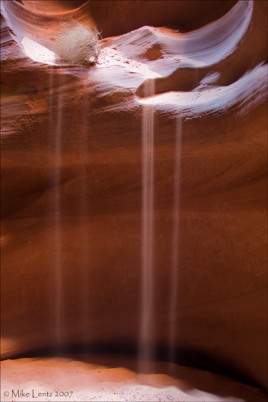 Antelope Canyon sand run