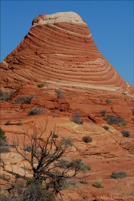 Sandstone teepees in Coyote Butte north
