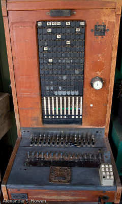 Retired telephone switchboard