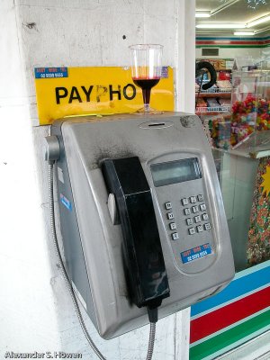 Payphone with a difference