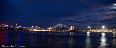 Western approaches to the Harbour Bridge
