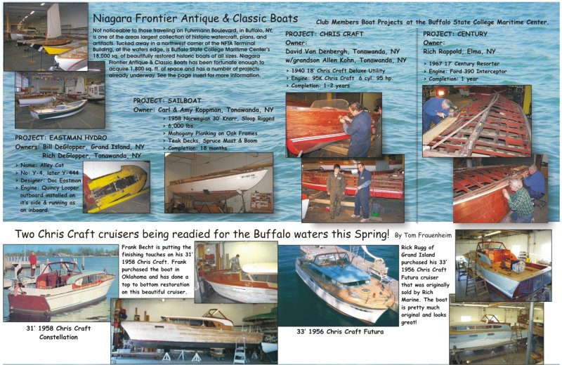 SPRING 2009 Newsletter - Niagara Frontier Antique & Classic Boats