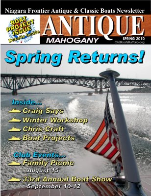 SPRING 2010 Newsletter - Niagara Frontier Antique & Classic Boats