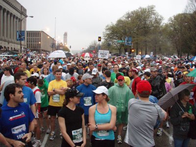 The start area