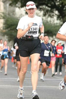 Cathie at Houston Half