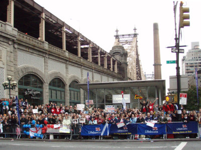 Turning onto 1st Avenue in Manhattan (16 miles)