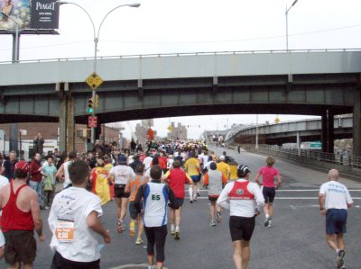 Starting over the Willis Avenue Bridge into the Bronx