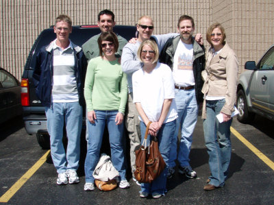 Team Alton - Ready to go to the expo and pasta dinner