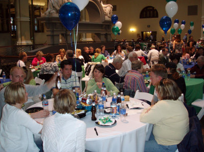 At the pasta dinner