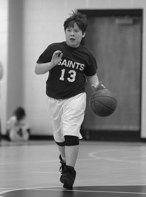 3rd and 4th grade Boys Green Team Game - 01/16/10