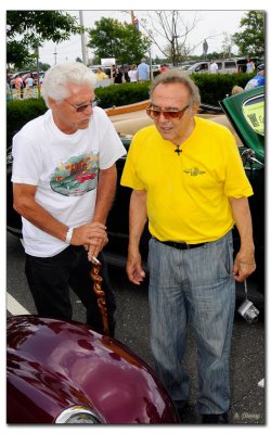 George meeting the owner of a fine street rod