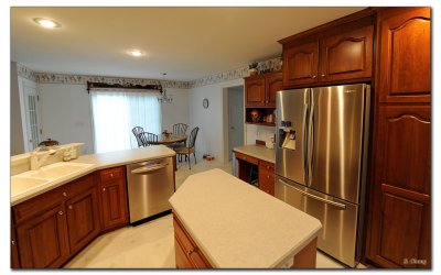 Kitchen Aid Dishwasher and Samsung fridge