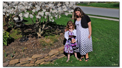 Sarah and Emily Easter 2010