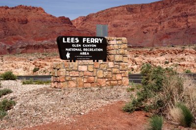 Lees Ferry sign