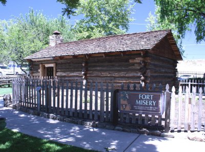 Fort Misery - Oldest log building (1863-64)