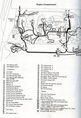 Engine bay wiring