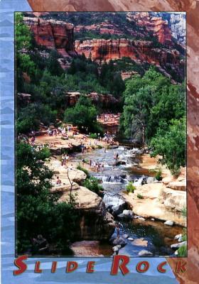 Postcard 2 Slide Rock State Park, Arizona