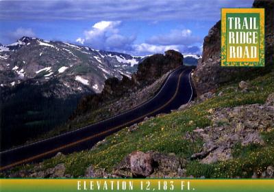 Postcard 15 - Trail Ridge Road