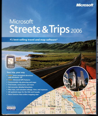 Microsoft Street Trips software